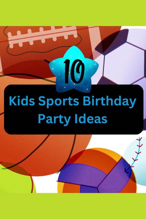 kids sports birthday party ideas, sports birthday party, Sports Themed Birthday Party Ideas, Kids Sports Birthday Party, Sports Birthday Party Ideas, Themed Birthday Party Ideas, Energy Kids, Kids Birthday Party Food, Cooking Party, Birthday Party Snacks, Sports Birthday Party