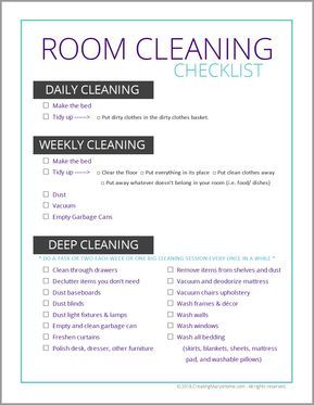 Room Cleaning Checklist (for tweens & teens) - creatingmaryshome.com Room Cleaning Checklist, Clean Room Checklist, Schedule Ideas, Room Cleaning Tips, Daily Cleaning Checklist, Room Checklist, Deep Cleaning Hacks, Room Cleaning, Cleaning Painted Walls