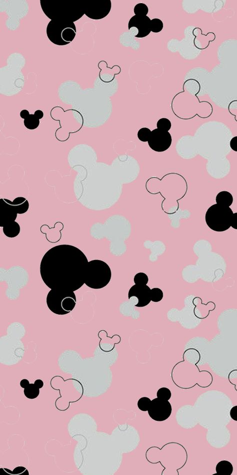 Minnie Mouse Wallpaper Pink, Disney Logo Wallpaper, Pink Disney Wallpaper, Minnie Mouse Background, Phone Wallpapers Vintage, Cat Phone Wallpaper, Mouse Wallpaper, Minnie Mouse 1st Birthday, Disney Logo