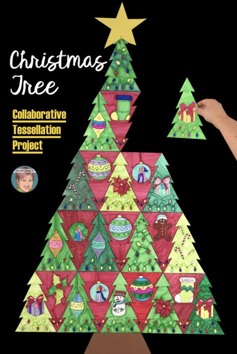 Art With Jenny K, Christmas Art Projects, Diy Jul, Christmas Arts And Crafts, Christmas Activity, Christmas School, Preschool Christmas, Christmas Classroom, Classroom Crafts