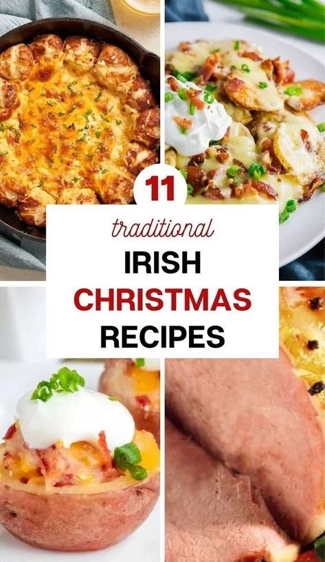 Must-Try Irish Christmas Food Recipes for Your Next Holiday Party! Irish Holiday Recipes, Irish Christmas Traditions Food, Scottish Holiday Recipes, Irish Christmas Recipes, International Christmas Recipes, Irish Christmas Dinner, Authentic Irish Recipes, Irish Christmas Food, Christmas Menu Ideas