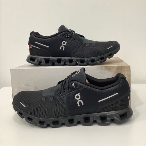 New With Box On Cloud Cloud 5 Running Athletic Comfort Black Sneaker Shoe Woman Size 10.5 On Cloud Shoes Black, Shoes On Cloud, Cloud Shoes, On Running Shoes, Purple Sneakers, On Clouds, White Sneakers Women, On Running, Purple Teal