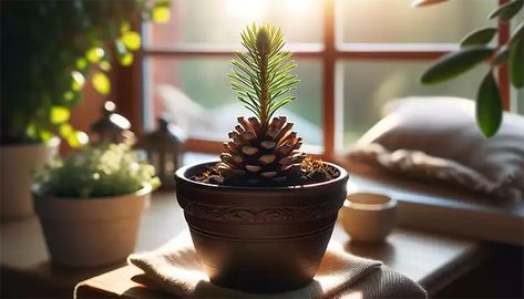 Grow a Pine Tree from a Cone: Easy 5-Step Guide for Green Thumbs Pine Cone Identification Chart, Growing A Pine Tree From A Pinecone, Plant A Pinecone, How To Grow A Plant From A Pine Cone, Growing Pine Cones, Grow A Pinecone, Pine Cone Growing, Grow Pine Tree From Pine Cone, Planting A Pine Cone