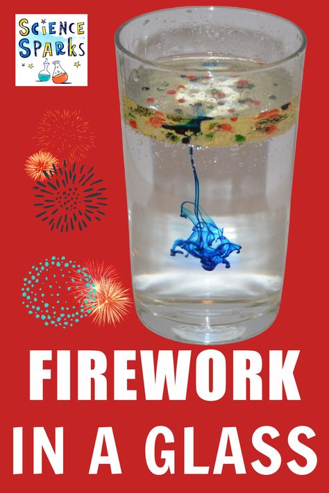 Bonfire Night Activities, Chinese New Year Fireworks, Fireworks Craft For Kids, Indoor Fireworks, Independence Day Activities, Fireworks Craft, School Age Activities, Christmas Science, Science Experiments For Preschoolers