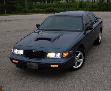 1996 Mercury Grand Marquis known as  BigNSlow owned by CrownVicarious03. Mercury Grand Marquis Custom, Grand Marquis Custom, Ford Racing Engines, Nb Logo, Crown Vic, Mercury Marauder, Mercury Grand Marquis, Victoria Police, Mercury Cars