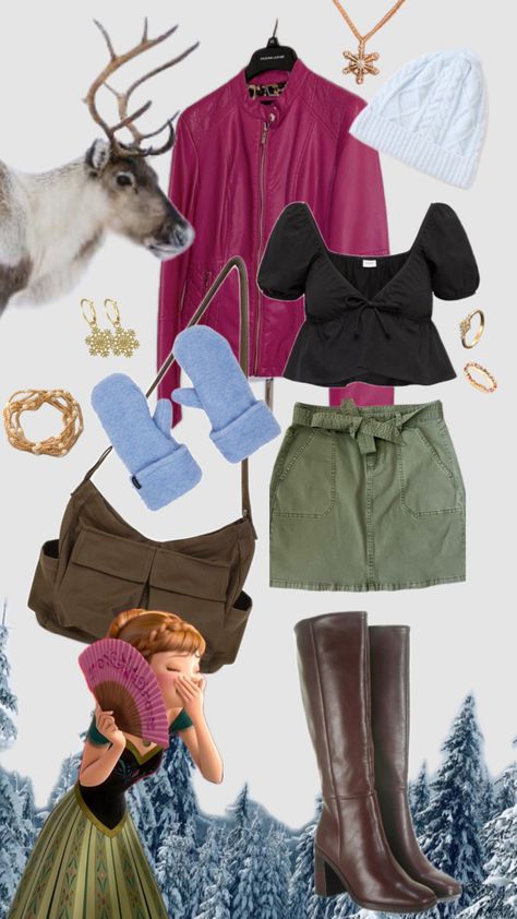 for the first time in forever ⛄️ #anna #princessanna #disneyprincess #disney #frozen #arendelle #jacket #boots #snow #winter Anna Disneybound, Frozen Arendelle, Anna Outfit, Disney Inspired Outfits, Princess Anna, Snow Winter, Disney Outfits, Disney Inspired, Disney Style