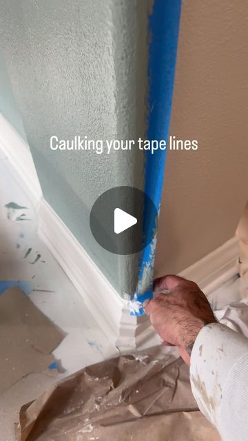 Cesario’s Painting Inc on Instagram: "Always caulk your tape lines. Perfect lines every time." Caulk Tape, March 5, Inspired Homes, Inspirational Quotes, House Design, On Instagram, Instagram, Design