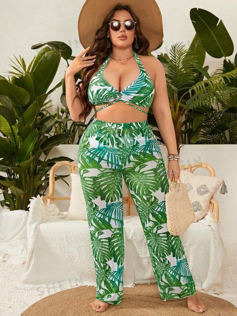 Women's & Men's Clothing, Shop Online Fashion Swimsuit With Cover Up, Party Dress Codes, Cover Up Pants, Tie Swimsuit, Estilo Hip Hop, Moda Plus, Swimsuit Set, Kids Beachwear, Spring Summer Outfits