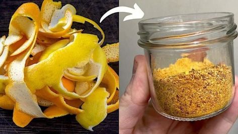 Lemon Powder, Royal Recipe, Snack Sani, Orange Powder, How To Make Orange, Orange Peels, Dried Lemon, Harvest Recipes, Homemade Spices