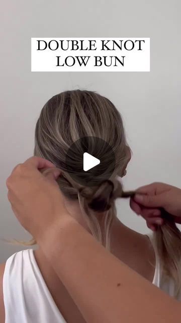 Low Knot Bun Tutorial, Low Knot Bun, Knot Bun Tutorial, Knotted Bun Tutorial, Knot Bun, Bun Tutorial, Low Bun, Knot, Sound