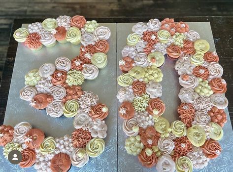 70 Birthday Cupcake Ideas, 30 Pull Apart Cupcake Cake, 30th Birthday Cupcake Cake, 30 Cupcake Cake Number, 40 Birthday Cupcakes, Cupcakes For 30th Birthday, 30 Birthday Cupcakes, 30th Birthday Cupcake Ideas For Women, Cupcake Cakes Pull Apart