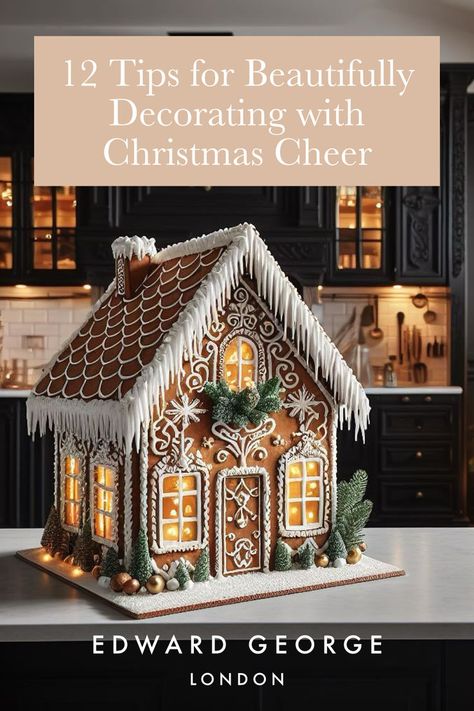 Discover festive magic with our '12 Christmas Decor Ideas' board! From charming ornaments to cozy accents, infuse the spirit of the season into your space. Spread holiday cheer with these delightful Christmas decor ideas! 🎄✨ #ChristmasDecor #HolidayJoy #HomeInspiration Gingerbread Sleigh Ideas, Unique Gingerbread House Ideas Easy, Gingerbread House Decor Ideas, Ginger Bread Christmas Decorations Ideas, Unique Gingerbread House Ideas, Creative Gingerbread House Ideas, Gingerbread House Display, Christmas Candle Holders Diy, Homemade Gingerbread House