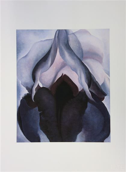 O'Keeffe Georgia | Black Iris | MutualArt Georgia O Keeffe Paintings, O Keeffe Paintings, Female Tattoos, Georgia Okeefe, Most Famous Paintings, Alfred Stieglitz, Georgia O Keeffe, O Keeffe, Black Iris