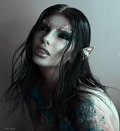 Scary Mermaid, Mermaid Makeup Halloween, Siren Costume, Mermaid Halloween Costumes, Monster Makeup, Dark Mermaid, Princess Fashion, Mermaid Halloween, Mermaid Aesthetic