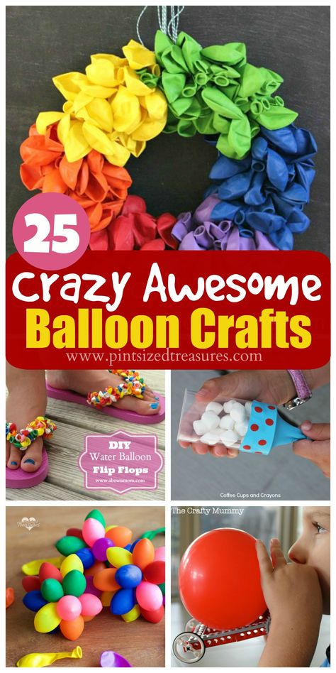 The craziest, most awesome balloon crafts on the planet! @alicanwrite Stuff To Do With Balloons, Cool Things To Do With Balloons, Crafts Using Balloons, Ballon Crafts Ideas, Crafts With Balloons, Balloon Crafts For Kids, Balloon Craft, Ballon Activity Kids, Balloon Flip Flops