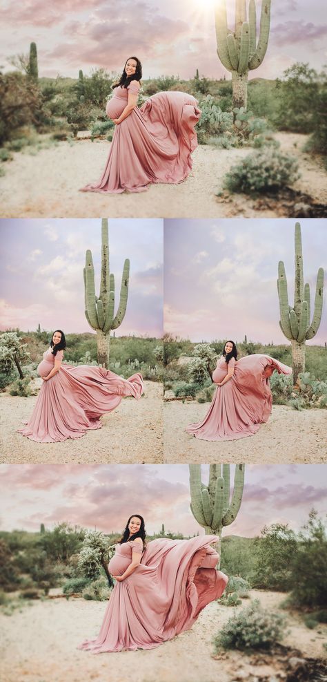 Cactus Maternity Photos, Maternity Desert Photoshoot, Maternity Pictures In Desert, Maternity Photo Shoot Ideas Desert, Arizona Maternity Photos, Maternity Pictures Desert, Maternity Desert Photography, Dessert Maternity Photoshoot, Desert Maternity Shoot Arizona