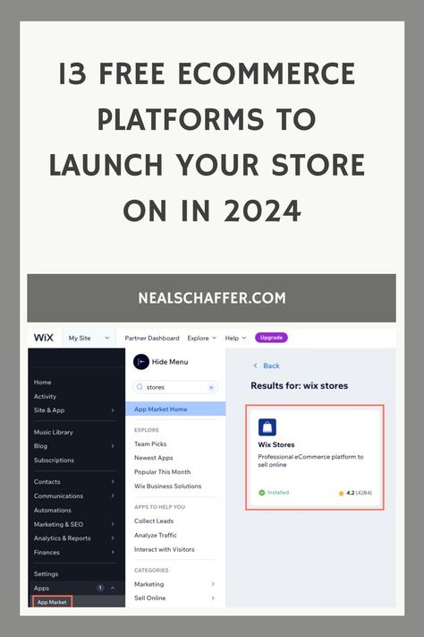 Nowadays, many eCommerce builders come with free plans tailor-made for small businesses and single entrepreneurs. With this software, young enthusiasts can create their first commercial site and start selling online without having to incur major monthly costs. These free platforms allow you to get your business off the ground with minimal investment. And if you scale your business, you can always upgrade. Let's look at 13 best and free platforms that will get your foot in the eCommerce door. Shopify Tips, Ecommerce Marketing, News Apps, Ecommerce Solutions, Free Plans, Ecommerce Platforms, Music Library, Free Plan, Seo Marketing