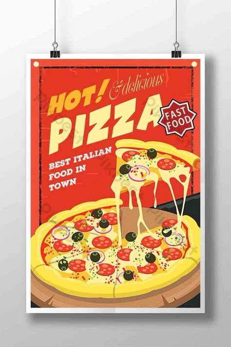 Creative Pizza Food Poster#pikbest#Templates#Poster#Creative Creative Advertising Poster, Food Festival Poster, Pizza Flyer, Creative Pizza, Pizza Poster, Pizza Branding, Pizza Art, Pizza Design, Marketing Poster