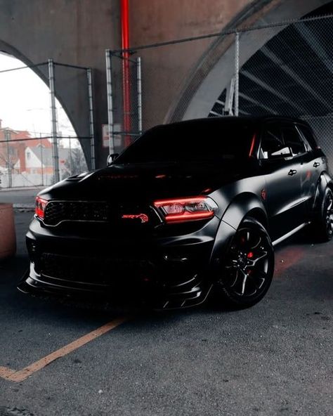 Black Dodge Durango, Dodge Durango Lifted, Durango Truck, Challenger Redeye, Dodge Suv, Durango Hellcat, Charger Srt Hellcat, Dodge Srt, Dodge Challenger Srt Hellcat