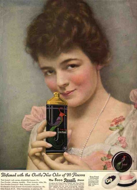 1910s makeup advertisement - pale skin 1910s Makeup, 1910's Makeup, 1900's Makeup, Vintage Makeup Ads, Makeup For Older Women, Makeup Ads, Eye Makeup Techniques, Makeup Class, Makeup Guide