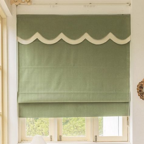 Flat Roman Shades, Kitchens Decor, Childrens Curtains, Bathroom Window Treatments, Store Bateau, Flat Roman Shade, Cottage Kitchens, Bathroom Windows, Curtain Ideas