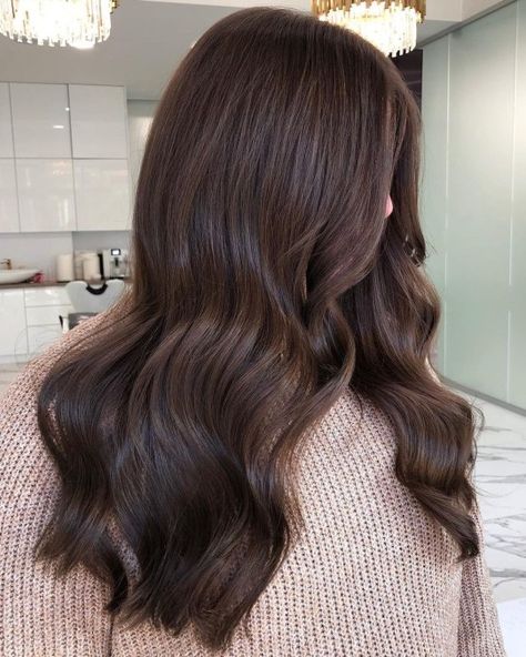 Chocolate Brown Hair Ideas, Shatush Hair, Rich Chocolate Brown Hair, Mocha Brown Hair, Cool Brown Hair, Brown Hair Ideas, Brown Hair Inspiration, Chocolate Brown Hair Color, Hair Color Chocolate