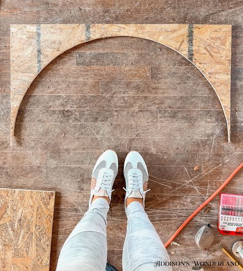 How to Create An Arched Doorway Opening Tutorial DIY… - Addison's Wonderland How To Create An Archway, Making Arched Doorways, How To Create Arched Doorway, Diy Doorway Arch, How To Make An Arched Doorway, Arch Hallway Entryway, Diy Arched Doorway, Kidney Surgery, Arch Entryway