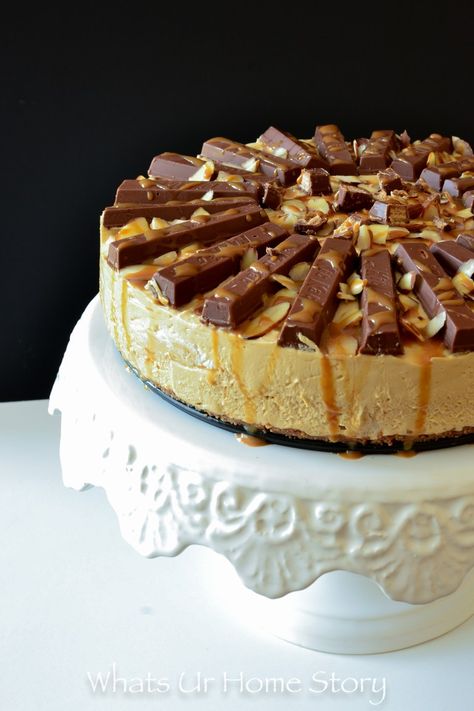 No Bake Cheescake, Kit Kat Dessert, Kit Kat Cheesecake, Bake Cheese, Cheese Cake Filling, Kitkat Cake, Baking Kit, Bake Cheesecake, No Bake Cheesecake