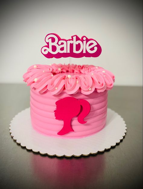 Simple Barbie Cake Design, Simple Barbie Cake, Barbie Cake Design, Barbie Cake Designs, Simple Cake, Barbie Cake, Easy Cake, Cake Designs, Cake