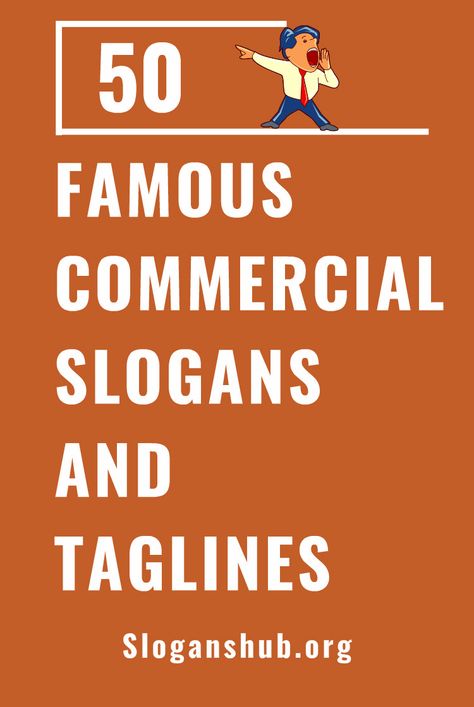 List of Famous Commercial Slogans and Taglines.  Below is a list of Best & Famous commercial slogans and taglines of famous companies. Companies are using these slogans for marketing products and services.  #slogans #taglines #commercial #commercialslogans Taglines Ideas Inspiration, Slogan Examples, Tagline Design, Tagline Examples, Funny Taglines, Sales Slogans, Tagline Ideas, Promotion Quotes, Party Slogans