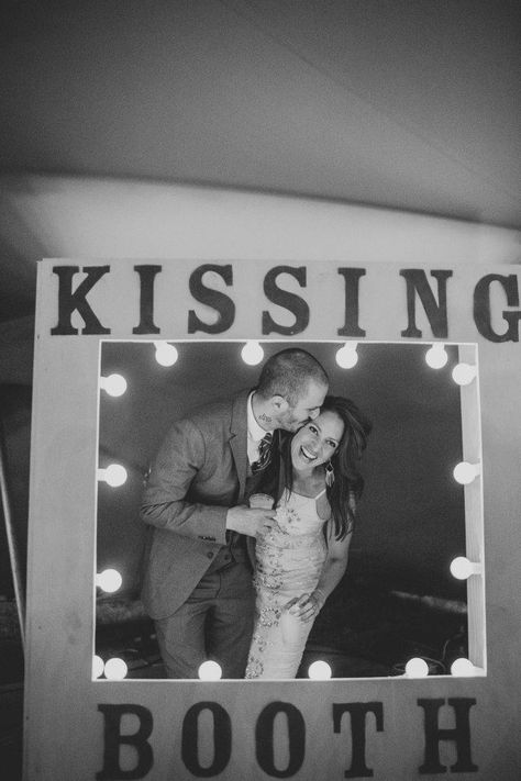 Kissing Booth Wedding, Wedding Kissing Booth, Kissing Booth Photoshoot, Harley Wedding, Dark Circus, Anniversary Decor, Booth Wedding, Booth Decor, Valentines Day Date