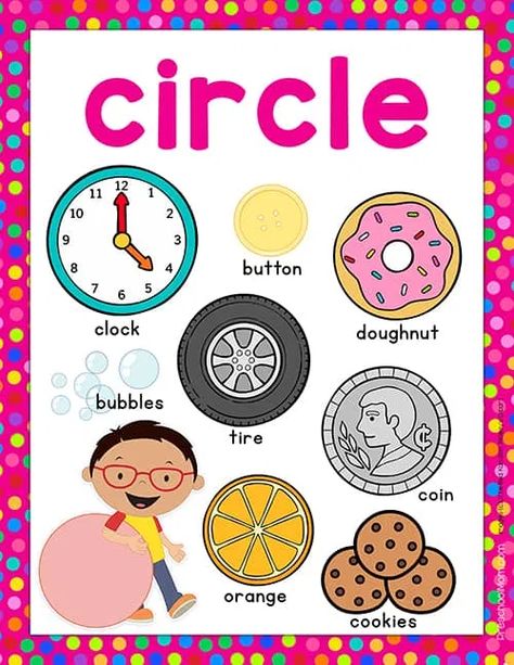 2D Preschool Shapes Charts - Preschool Mom Shapes Charts For Kindergarten, Circle Ideas For Preschool, Shapes Free Printables Preschool, Shapes Chart Preschool, Shapes Chart For Classroom, Shape Posters Preschool Free Printable, Shapes Chart For Kindergarten, Shape For Kindergarten, Shapes Chart For Kids