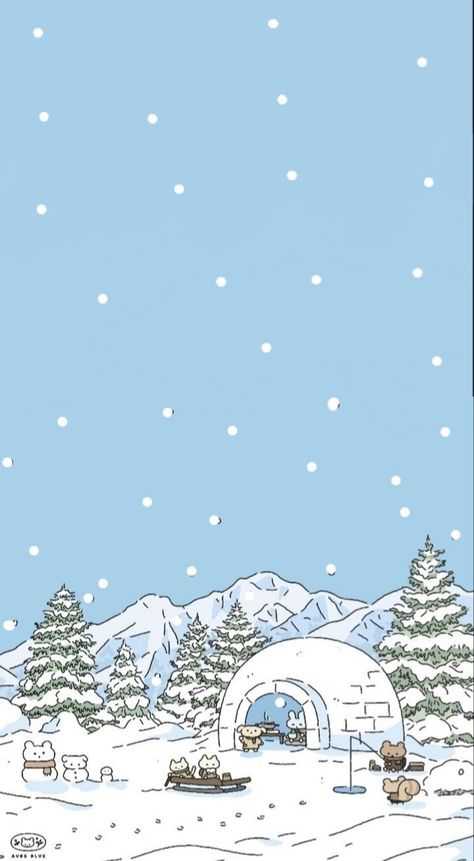 Pdf To Word, Christmas Wallpaper Iphone Cute, Apps For Iphone, Cute Ladybug, Iphone Wallpaper Winter, Wallpaper Winter, 동화 삽화, Winter Landscapes, Xmas Wallpaper