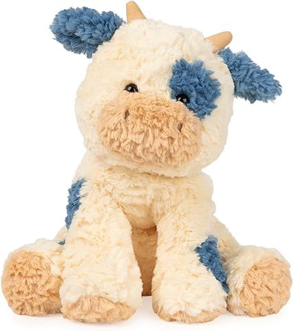 Amazon.com: GUND Cozys Collection Cow, Stuffed Animal for Ages 1 and Up, Spring Decor Plush Toy, Cream/Blue, 10” : Everything Else Stuffed Cow, Cow Stuffed Animal, Jellycat Stuffed Animals, Cute Easter Bunny, Kawaii Plush, Hello Kitty Plush, Cute Stuffed Animals, Plush Animals, Animal Plush Toys