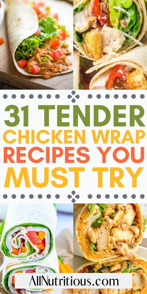 Lunch Ideas Wraps Chicken, Canned Chicken Wraps Tortillas, Chicken Wrap Ideas For Dinner, Chicken Wraps For Dinner, Breaded Chicken Wraps Recipes, Chicken Wraps Dinner, Crispy Chicken Wrap Ideas, Chicken Tender Wraps Recipes, Homemade Chicken Wraps