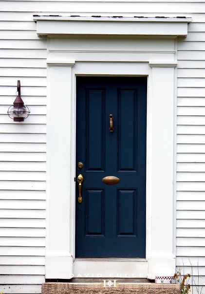 David Fuller PhotoGraphix, thefullerview: Little Compton RI photo credit: Blue door Dark Front Door, Navy Front Door, Blue Front Door, Exterior Front Doors, Painted Front Doors, Front Door Colors, Blue Door, Door Color, Beautiful Doors