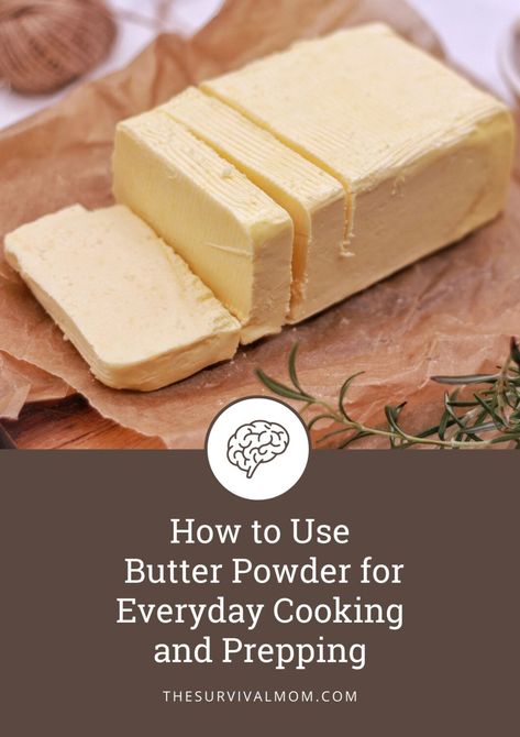 Lds Food Storage, Survival Homestead, Kitchen Chemistry, Fats And Oils, Thrive Recipes, Butter Powder, Emergency Food Storage, Homemade Mixes, Long Term Storage