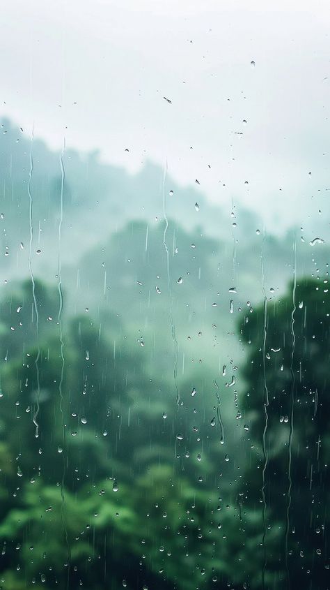 Rain scene sunflower plant petal | Premium Photo - rawpixel Rain Phone Wallpaper, Rainy Wallpaper, Rainy Window, About Rain, Planting Sunflowers, Blur Photo Background, Wallpaper Green, Floral Wallpaper Phone, Body Of Water