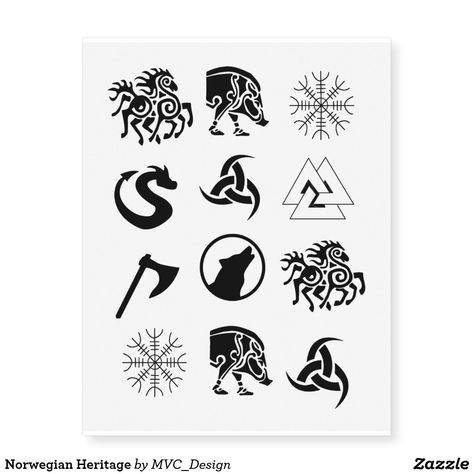 Norway Tattoo Ideas, Tattoo Family Ideas, Norwegian Tattoo, Norway Tattoo, Bone Fashion, Norwegian Heritage, Norwegian Vikings, Tattoo Family, Cool Symbols