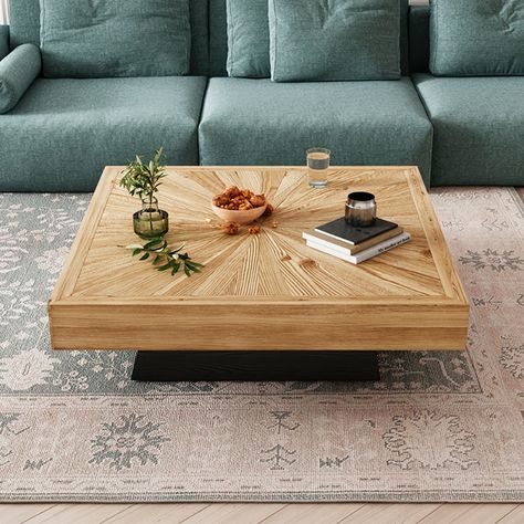 Low Coffee Table Modern, Persian Room, Coffee Table Minimalist, Modern Square Coffee Table, Minimalist Coffee, Minimalist Coffee Table, Natural Living Room, Low Coffee Table, Square Coffee Table