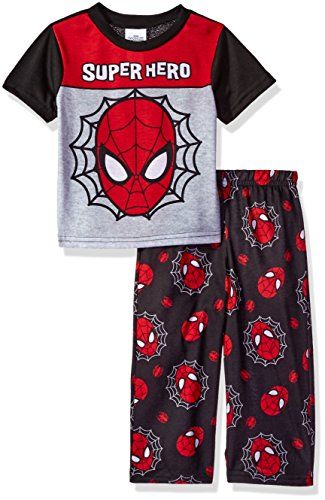 Snuggle up in this awesome Spider-Man polyester pajamas set! This boys pajama set features a ribbed-knit collar, short sleeves, double stitched hems, and colorful graphics of your favorite super hero, Spider-Man! It's the perfect sleepwear choice for any fan of Marvel Comics, Spider-Man, or the Avengers! #spiderman #avengersinfinitywar #yankeetoybox Kids Spiderman Costume, Spiderman Toddler, Spiderman Pajamas, Cool Graphic Tees, Boys Pajamas, Kids Pajamas, Pajama Sets, Super Hero