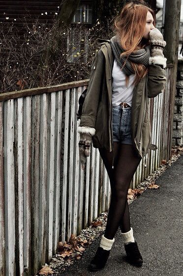 Cute Fall outfit! Grunge Winter Outfits, Winter Hipster, Look Grunge, Teen Style, Party Kleidung, Fashion Blogger Style, Teen Vogue, Soft Grunge, Winter Clothes