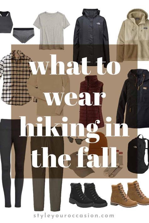 Fall Outfit Outdoors, Fall Cabin Outfit Ideas, Outdoor Hiking Outfit, Hiking Outfit Fall Women, Cold Weather Hiking Outfits For Women, Hiking Fall Outfit, Fall Outdoor Outfits Women, How To Style Hiking Boots, Fall Mountain Outfit