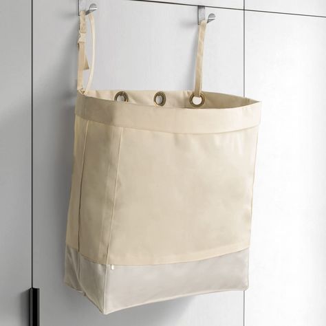 Hanging Laundry Hamper, Hanging Laundry Bag, Canvas Laundry Hamper, Bag For Clothes, Wall Basket Storage, Wicker Laundry Hamper, Laundry Doors, Hidden Laundry, Hanging Laundry