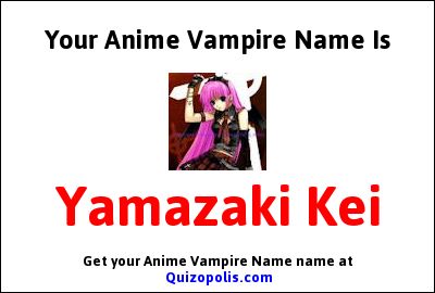 Find out what your Anime Vampire Name would be with our Anime Vampire Name Generator. Vampire Username Ideas, Vampire Last Names, Vampire Name Generator, Anime Name Generator, Vampire Girl Names, Vampire Names, Vampire Girls, Name Generator, Girl Names