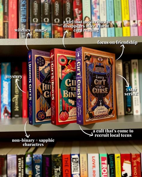 All Our Hidden Gifts follows Maeve who finds an old deck of tarot cards in a cupboard at her Catholic school and begins giving her classmates scarily accurate readings. But when she gives her ex-best friend, Lily, draws an unsettling card, she disappears. Maeve is forced to work alongside Lily’s sibling, Roe, to search for clues the police could never find, as well as deal with a religious cult that’s arrived in town to attempt to recruit local teenagers. . . . . . . #allourhiddengifts #y... All Our Hidden Gifts, Ex Best Friend, Catholic School, Instagram Inspo, Book Gifts, Tarot Cards, Book Worms, Cupboard, Best Friends