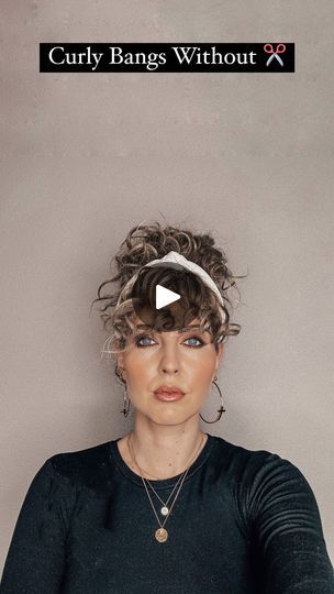 959K views · 23K reactions | Updo | Curly Bangs Without ✂️
👉Comment link for the links for the hair accessories 💕

 #hairstyles #springhairstyle #bangs #easyhair #easyhair #curlyhairstyle #exploremore #explorepage #viral #krullen #curlyhair #wavyhair #curlytutorials #easyhairstyle #easyhairstyles #curlyhairstyles #curlygirl #trendinghair #hairtutorial #hair #fy #foryou | Nikita Berkhout | Creator | Earl · All That Glitters Hair Accessories Hairstyles, Accessories Hairstyles, Updo Curly, Easy Care Hairstyles, Curly Bangs, Curly Updo, Spring Hairstyles, Curly Girl, All That Glitters