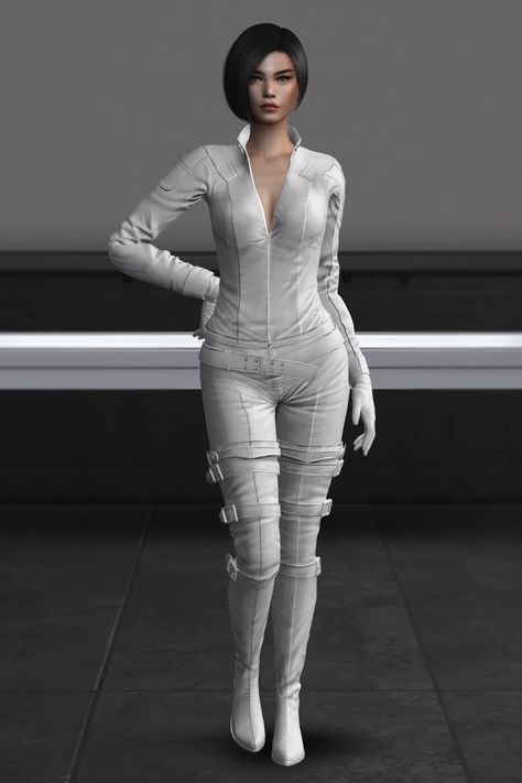 Nina Tekken, Alien Suit, Nina Williams, Sims Outfits, Spy Outfit, Superhero Suits, Tekken 7, Sims Ideas, Super Hero Outfits