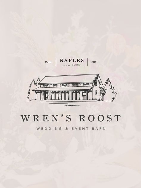 Wedding Venue Logo Design, Wedding Venue Branding, Venue Logo Design, Farm Logo Design Ideas, Wedding Venue Logo, Venue Logo, Farm Logo Inspiration, Farmhouse Logo, House Logos