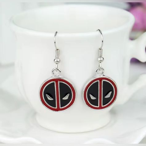 Silver Tone Marvel Deadpool Theme Enameled Minimalist Drop Dangle Earrings Brand New Polished Silver Tone Copper Alloy Enameled Deadpool Theme Logo Small Minimalist Drop Design Drop Length 1 1/4” Logo Dimensions 5/8”L X 1/2”W All Orders Are Adorably Packaged With Care & Boutique Packaging Feel Free To Ask Questions, Reasonable Offers Will Be Considered. (Smoke Free Environment) Same Day Or Next Day Shipping Five Star Rated Posh Level Ii Ambassador Seller Deadpool Theme, Marvel Jewelry, Boutique Packaging, 4 Logo, Marvel Deadpool, Drop Design, Polish Silver, Drop Dangle Earrings, Drops Design